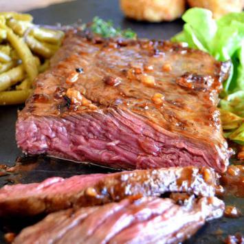 Recette de pavé de bavette Black Angus