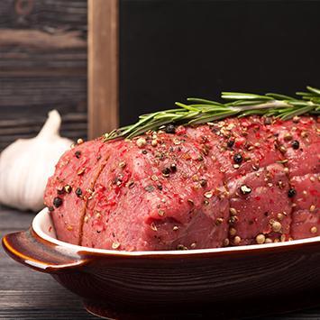 Filet de rumsteck en rôti de boeuf d'exception