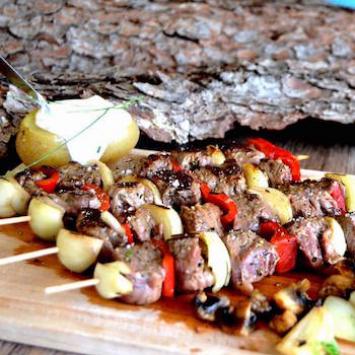 Belles Brochettes de boeuf