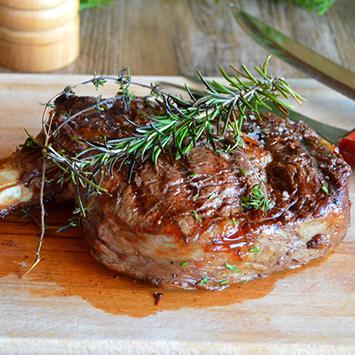 Côte de boeuf d'exception en race à viande
